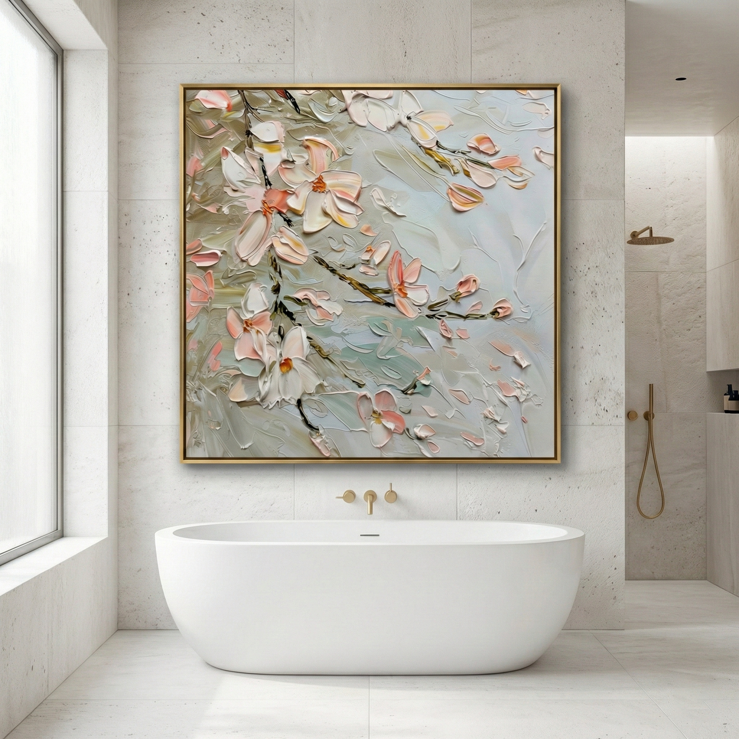 Resonant Drift displayed above a freestanding bath