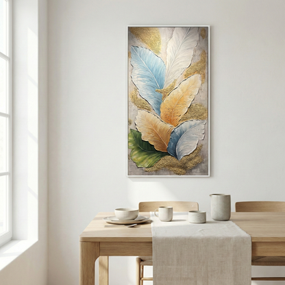 The Aurea Canopy displayed in a bright neutral dining room