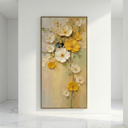 Cosmos Aeterna displayed in a bright minimal entryway