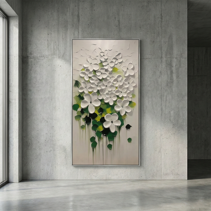 Lumina Sculpted Flora displayed against a concrete loft wall