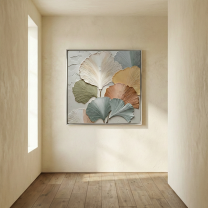 The Ancient Resilience displayed along a sunlit hallway