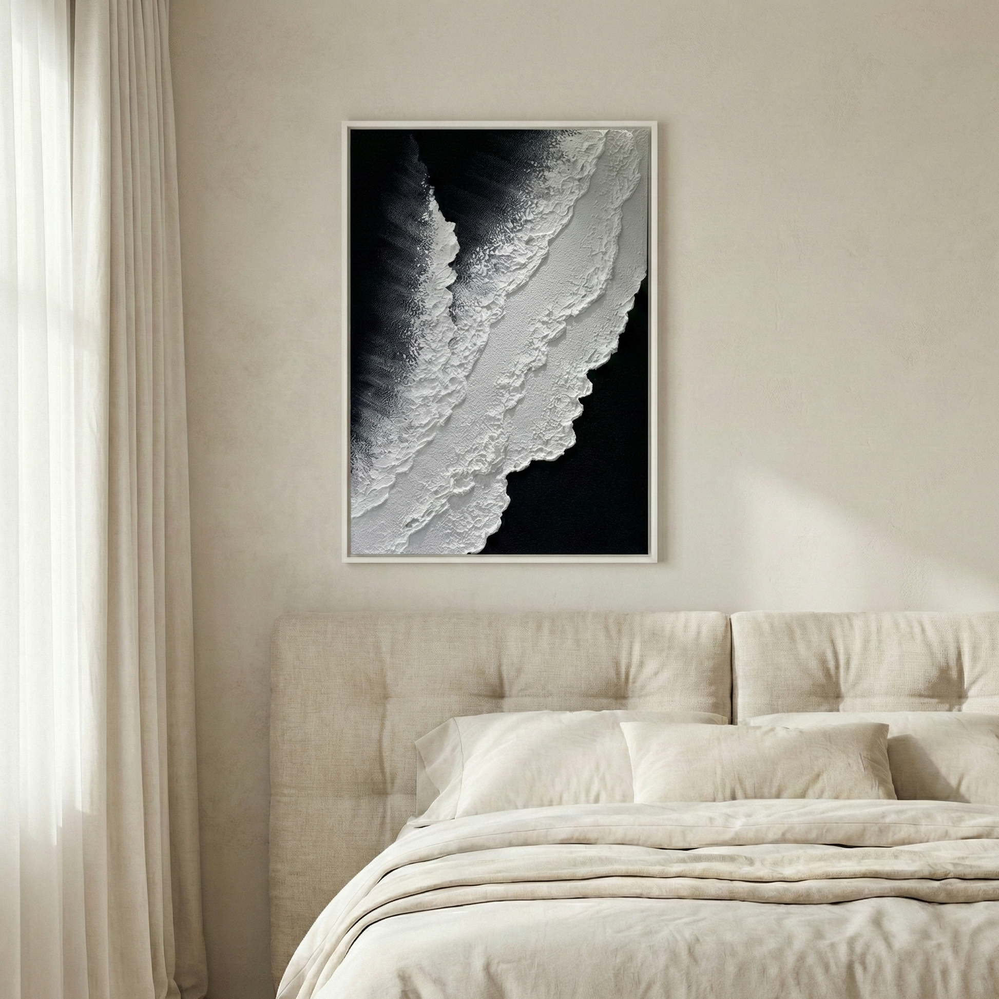 Vestige of Silence above a neutral bed
