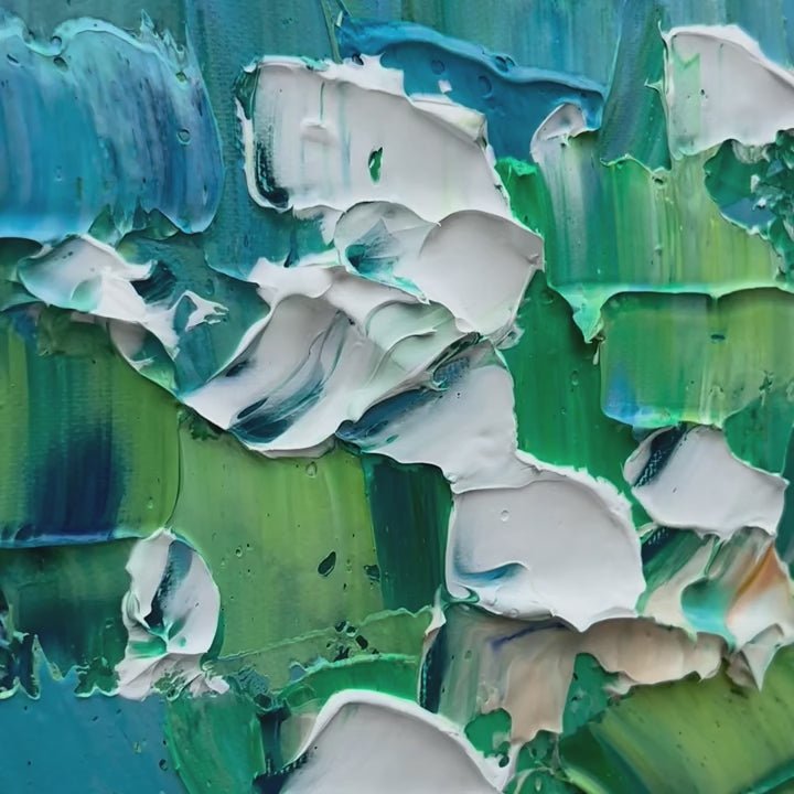 Aethelgard Verdant hand-painted impasto texture and finish video