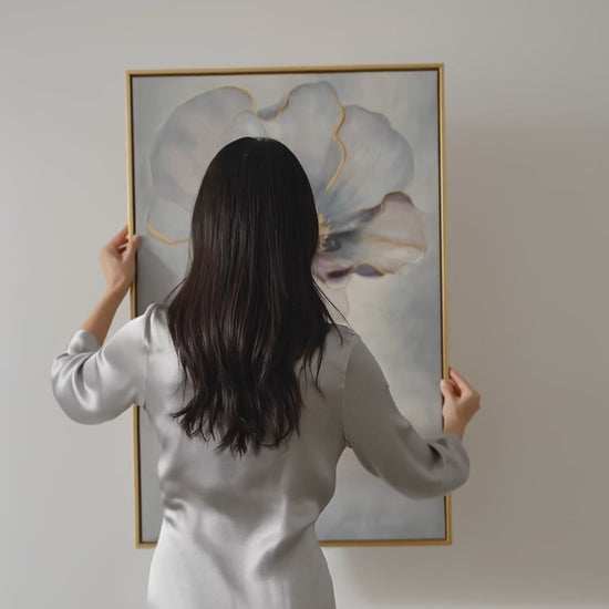 Aurelian Silence hand-painted flower relief texture and finish video