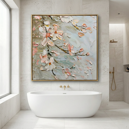 Resonant Drift displayed above a freestanding bath
